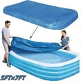 thumbnail image 1 of Rectangular Inflatable Pool Covers,Dustproof Rainproof Swimming Pool Covers 5x7FT, 1 of 8