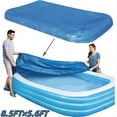 thumbnail image 1 of Rectangular Inflatable Pool Covers,Dustproof Rainproof Swimming Pool Covers 8.5x5.6FT, 1 of 8