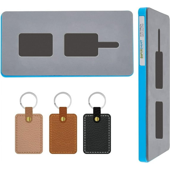 Rectangular Keychain Leather Cutting Die Wooden Die Cuts Machine Ornament Die Cutter Keychain Fabric Cutting Mold Die Cuts for DIY Craft