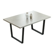Rectangular Kitchen Dining Table, Space-Saving Rectangular Design, Thickened MDF Sturdy Structure, Suitable for Dining Room Kitchen Restaurant 1Table