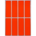 thumbnail image 1 of Rectangular Labeling Sticker 3x1 inches (75mm x 25mm) Neon Red Paper Sticker Sheets 864 - Pack by Royal Green, 1 of 6