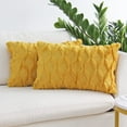 thumbnail image 1 of Rectangular Lumbar Plush Throw Pillow (With/Without Inserts), 1 of 10