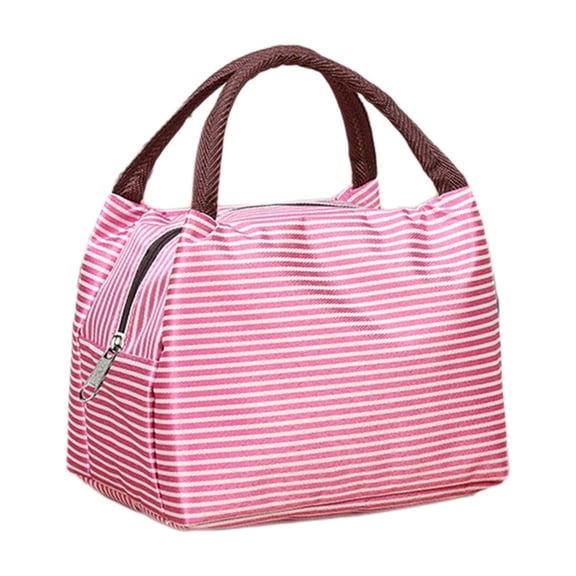 Rectangular Lunch Bag (9.1x5.1x7.1 Inch), Leakproof Leakproof Insulated Thermal Lunch Bag, Versatile High Capacity Aluminum Foil Lunch Tote for Men & Women
