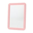 thumbnail image 1 of Rectangular Makeup Mirror - Portable, Glass Surface, Frame, Adhesive Backing, for Lockers, Travel, Daily Use, 1 of 6