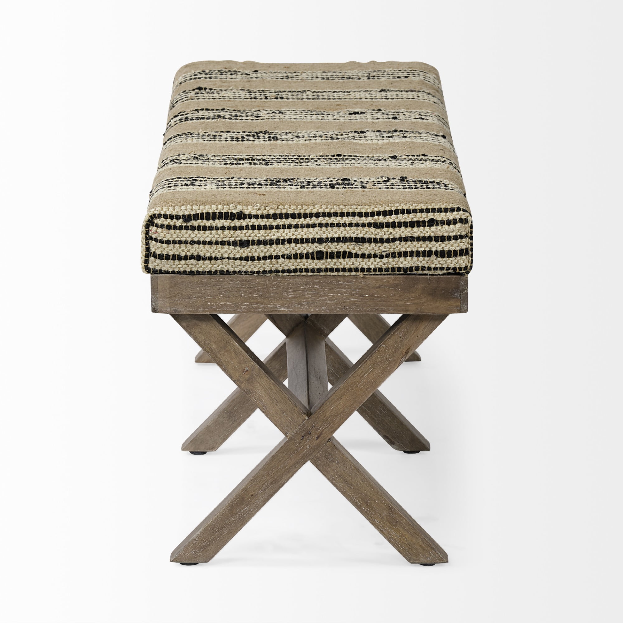 Rectangular Mango Woodmedium Brown Top And Black Iron Base Accent Bench Rectangular Mango Woodmedium Brown Top And Black Iron Base Accent Bench