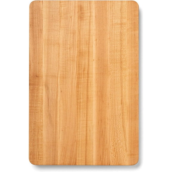 Rectangular Maple Cutting Board, 16" x 10" x 1", 4.5 lb Reversible Edge-Grain Butcher Block