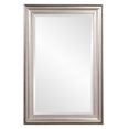 thumbnail image 1 of Rectangular Mirror with Leaf Wood Frame, 1 of 4