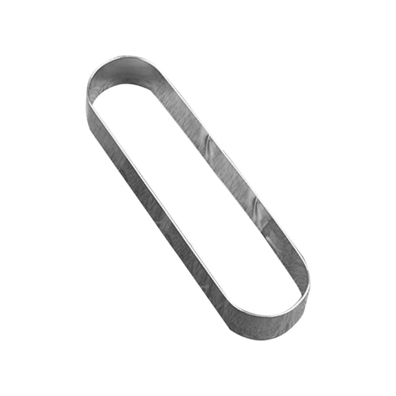 Rectangular Mousse Cake Mold Biscuit Cutter Stainless Steel Long Oval Biscuit Mold Geometric Metal Cookie Cutter