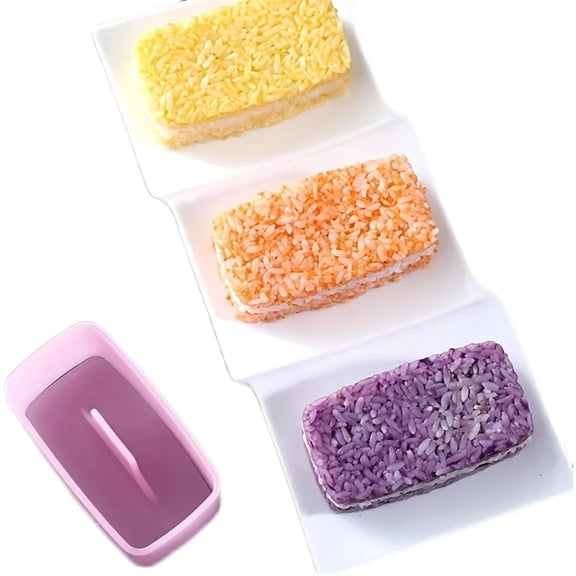 Rectangular Multi-Layer Sushi Mold, Onigiri Rice Ball Press Maker