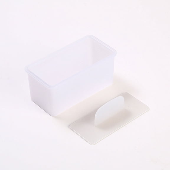 Rectangular Multi-Layer Sushi Pressing Mold Box, DIY Square Onigiri Rice Ball Maker Tool, BPA-Free Plastic, Blue Color, Easy to Use(White)