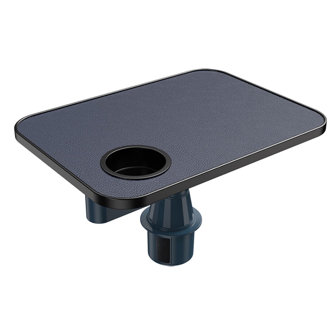 Rectangular Multifunctional Car Table for Rear Seat, Laptop Writing Board for Meals & Work, 360° Rotating Cantilever, Scratch-Resistant PU Leather Car Tray, Fits Most Car