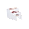 thumbnail image 1 of Rectangular Nesting Clear Acrylic Display - 6”, 8”, 10” Wide - Set of 3, 1 of 1