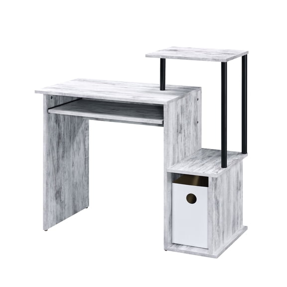 Rectangular Office Desk with Keyboard Tray / Comfortable Office Work Experience