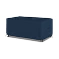thumbnail image 1 of Rectangular/Oval Outdoor Table Cover 12 Oz Waterproof - Rectangle Table Cover with 100% Weather Resistant - with Air Pocket and Drawstring for Snug Fit (72" W x 44" D x 24" H, Blue), 1 of 7