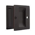 thumbnail image 1 of Rectangular Passage Pocket Door Lock with Adjustable Backset & Full Lip Strike, Oil Rubbed Bronze, 1 of 1