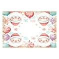 thumbnail image 1 of Rectangular Placemats of 1 Washable Table Mat Suitable for Dining Tables12x18 Inch Christmas Paper Cutting Pattern, 1 of 8