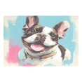 thumbnail image 1 of Rectangular Placemats of 1 Washable Table Mat Suitable for Dining Tables12x18 Inch Happy Frenchie Pop Portrait, 1 of 8