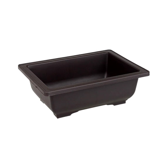 Rectangular Plastic Bonsai Planters for Indoor and Outdoor Use, Small Succulent Flower Pots Window Plant Boxes, Planting Containers for Garden and Balcony