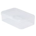 thumbnail image 1 of Rectangular Plastic Clear Transparent Storage Box Collection Container Organizer, 1 of 1