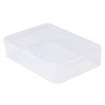 thumbnail image 1 of Rectangular Clear Transparent Storage Box Collection Container, 1 of 16