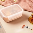 thumbnail image 1 of Rectangular Plastic Food Storage Container with Leak-Proof Lid for Meal Prep and Leftovers, 1 of 6