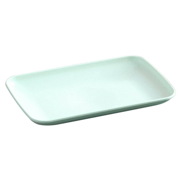 Rectangular Plastic Plates for Hot Pot Barbecue Rice Trays with Large Capacity for Food Serving and Party Use