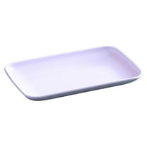 Rectangular Plastic Plates for Hot Pot Barbecue Rice Trays with Large Capacity for Food Serving and Party Use
