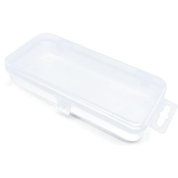 Rectangular Plastic Storage Box With White Lid For Small Items Crafts Organization