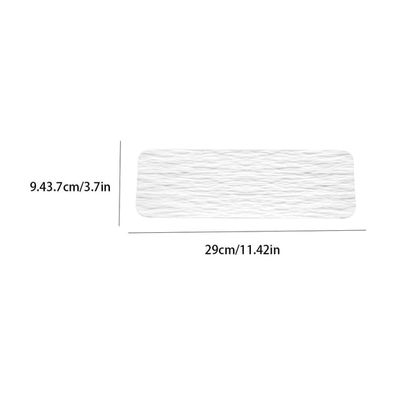 Petizers Rectangular Plastic Sushi Serving Platter, Japanese-Style Tray for ...