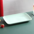 thumbnail image 1 of Rectangular Plates,Hot Pot Food Tray,Barbecue Snack Plate,Sausage Serving Dish,Fruit Plate,Durable Plastic Tray,Multi-Purpose Household Plate,Large Capacity Snack Tray,Easy Clean Kitchen Tray, 1 of 6