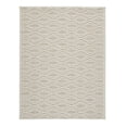 thumbnail image 1 of Rectangular Polypropylene Rug with Geometric Pattern, Medium, Beige, 1 of 6