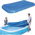 Rectangular Pool Cover, Fits 120 in x 72 in Rectangle Inflatable Pool