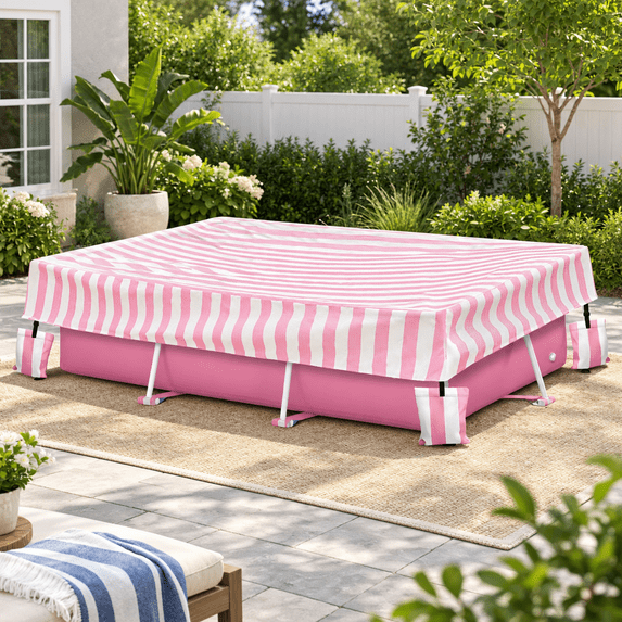 Rectangular Pool Cover Waterproof Covers For 7' X 5' 24