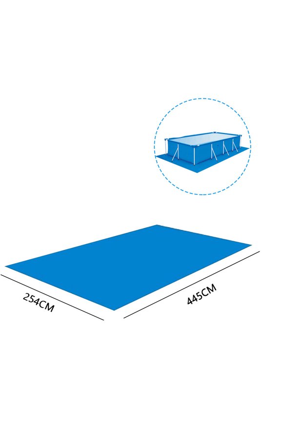 Rectangular Pool Covers for 14.5 ft x 8.33 ft (175" x 100") Rectangular Frame Swimming Pools,Durable PE Tarpaulin Dust Proof Rain Proof Garden Outdoor Above Ground Square Pools Cover