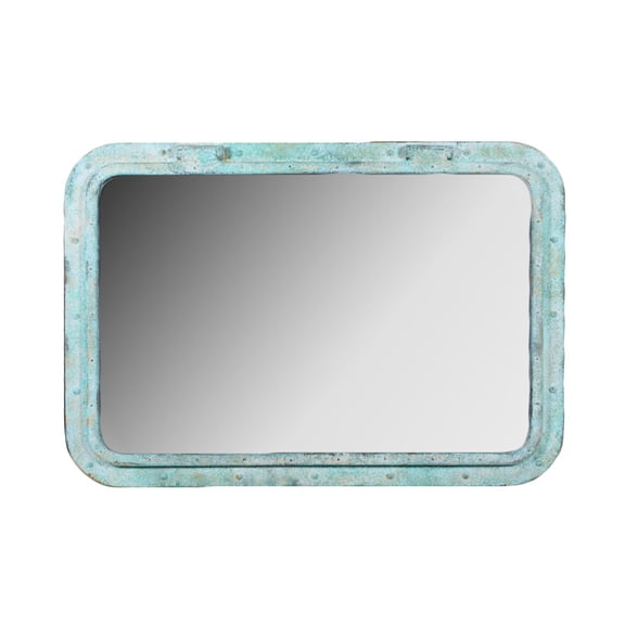 Rectangular Porthole Replica Mirror Shipwreck Finish