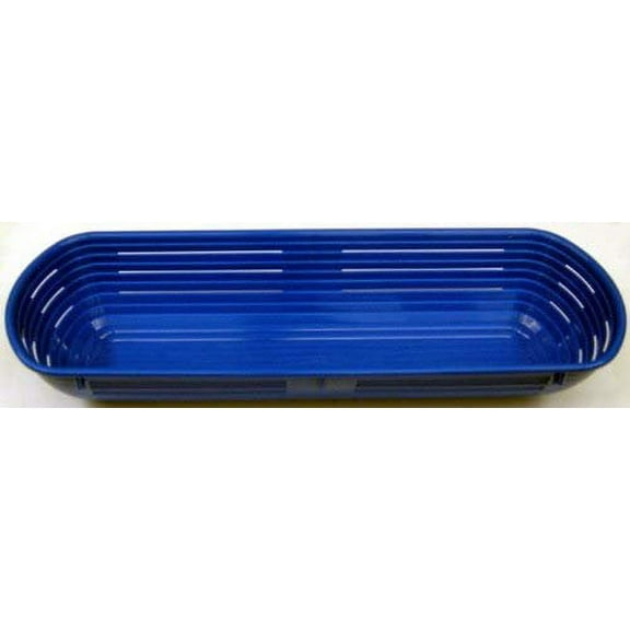 Rectangular Proofing Basket Blue Polypropylene