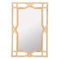 thumbnail image 1 of Rectangular Rattan Decorative Chippendale Wall Mirror, 1 of 15