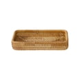 thumbnail image 1 of Rectangular Rattan Storage Baskets Natural Rattan Fruit Storage Baskets Rectangular Woven Wicker Box for Key Holder Remote Stackable Natural for Organizing, Serving, for Kitchen, Home, 3 Sizes, 1 of 7