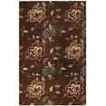 thumbnail image 1 of Country & Floral Rug - Jardin Wool Pile -Brown/Multi-Color:Brown/Multi,Design:Country & Floral,Shape:Medium Rectangle,Size:9'L x 6'W, 1 of 2