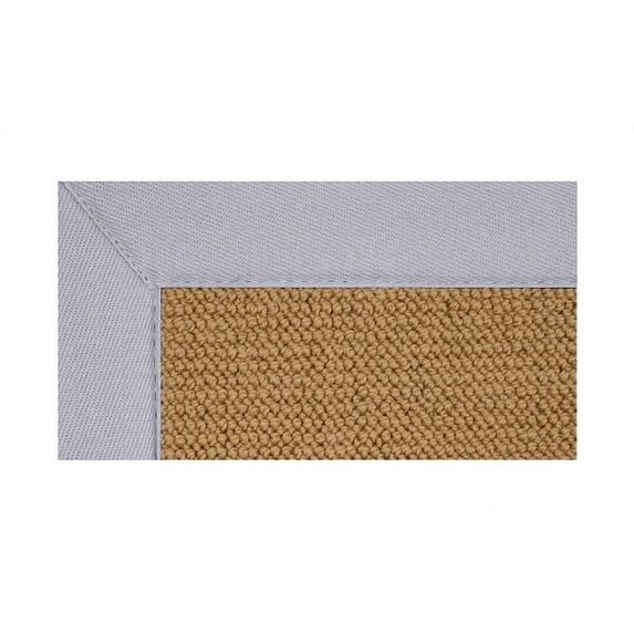 Linon Athena Sisal & Ice Blue Rug, Size 1.10 x 2.10
