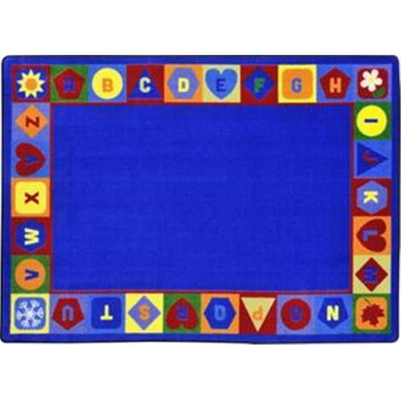 Rectangular Seasons & Shapes Alphabet Rug - 7 Ft. 8 in. x 10 Ft. 9 in ...