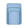 thumbnail image 1 of Rectangular Serving Tray Set - Large, Medium, and Small Trays for Tea Cups and Snacks - Durable Polyester Kitchenware - Easy to Clean & Stylish Home Decor - Perfect for Entertaining, 1 of 6