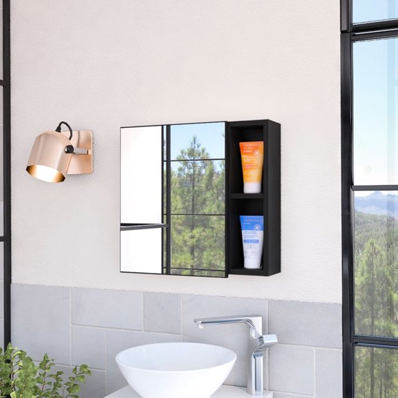 Rectangular Shape | Fits into Various Spaces | Sophisticated Look with Black Wengue