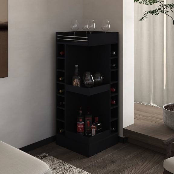 Rectangular Shape, Medium Width | Suitable for Home Bar Setup, Organizes Liquor Bottles