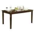 thumbnail image 1 of Rectangular Shape Wooden Dining Table with Tapered Legs, Oak Brown- Saltoro Sherpi, 1 of 5
