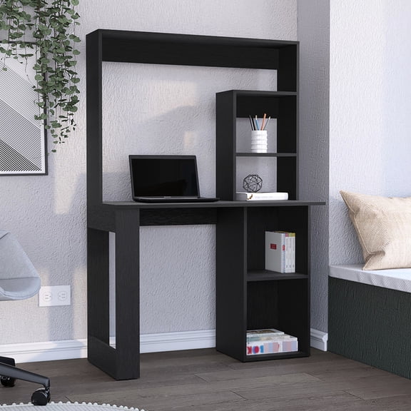 Rectangular Shelves Desk With , Ideal For Office Use Freestanding And Practical