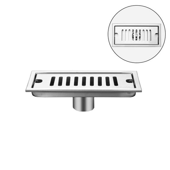 Rectangular Shower Drain With Double Filtration For Hygiene And Performance