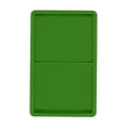 thumbnail image 1 of Rectangular Silicone Cake Mold with 2 Cavities, Oven Microwave Safe Baking Pan, Green, 7.1x4.3x1in, 1 of 6