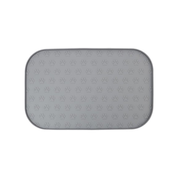 Rectangular Silicone Pet Mat for Cats and Dogs Defend Spill and Defend Slide Mat Slow Feeding Mat Foolproof To Clean Silicone Pet Placemat