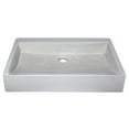 thumbnail image 1 of Rectangular Sloped Concrete Vessel Sink - Light Gray, 1 of 16